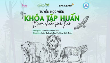 Khóa tập huấn “Bước Chân Sinh Thái” 2024 mở đơn tuyển học viên